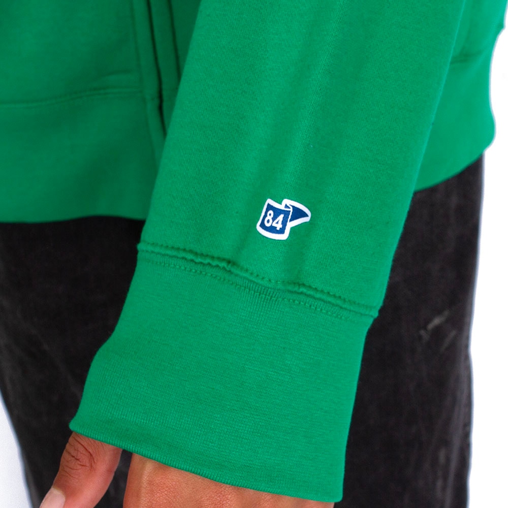 Arched Oregon, Blue 84, Green, Hoodie, Cotton Blend, Men, Franklin fleece, Sweatshirt, Full zip, 800470